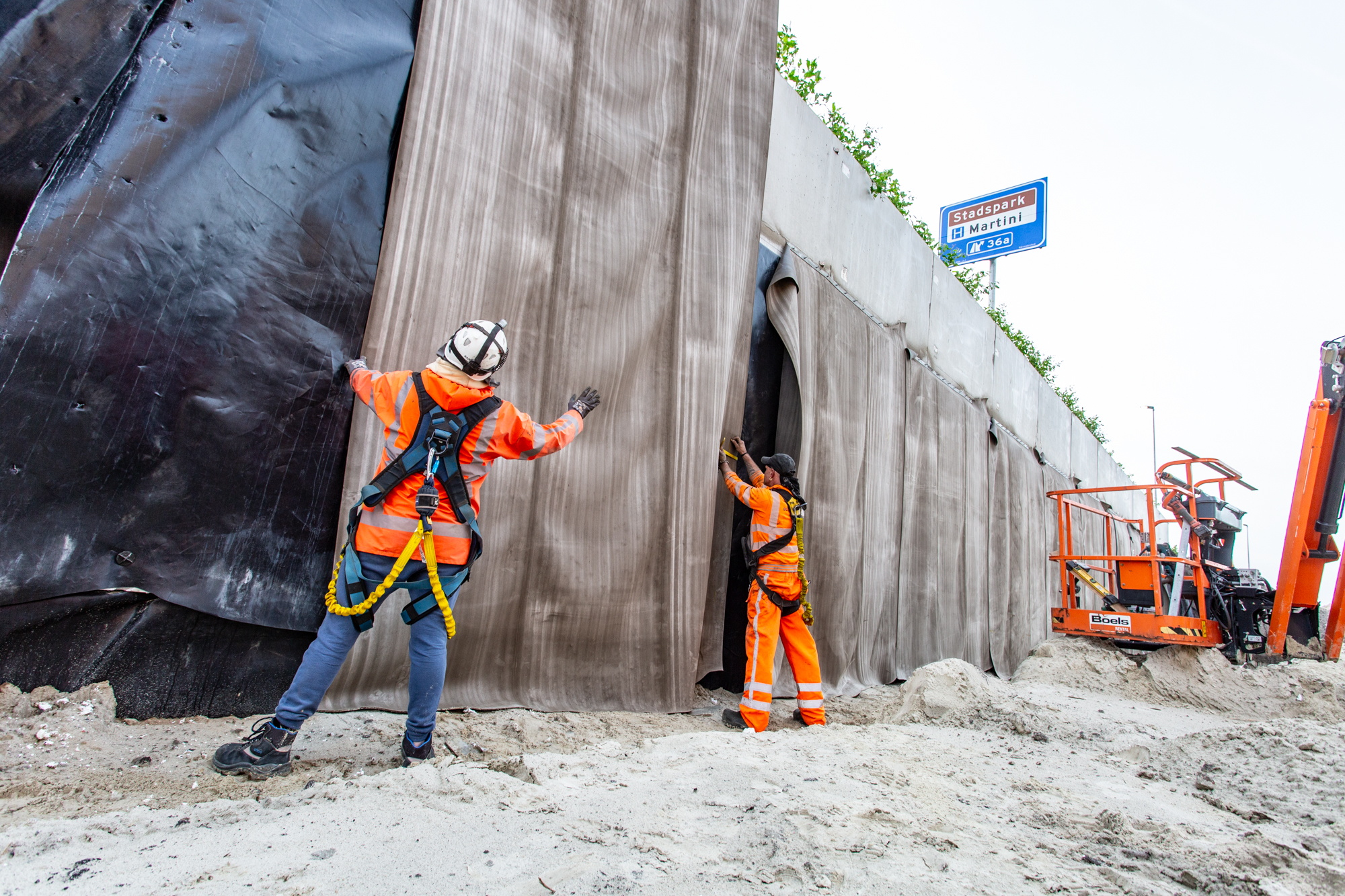 Bolsward N359 gewapende grondconstructie